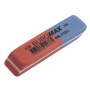 Ластик двойной с абразивной частью L, 58x14x8 мм, красно-синий BUROMAX карандаш, ручку, чернила (Im-off)