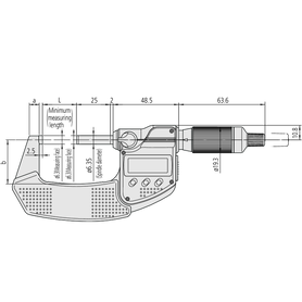 Цифровий мікрометр QuantuMike IP65