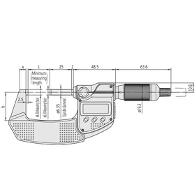 Цифровий мікрометр QuantuMike IP65