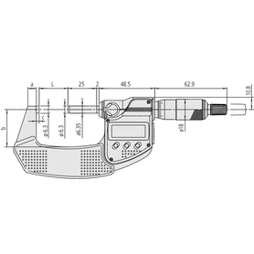 Цифровий мікрометр IP65