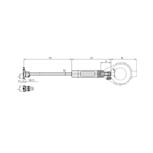 Индикаторные двухточечные нутромеры Bore Gauge с циферблатным индикатором 15-35 мм 15-35mm, 0,01mm