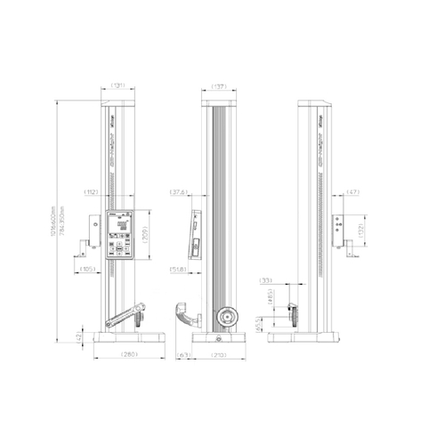 QM Height w/o Air Floating, Metric-0-350mm, 0,001/0,005mm