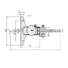 Dial Depth Gauge 0-150mm, 0,05mm, Fine Adjustment