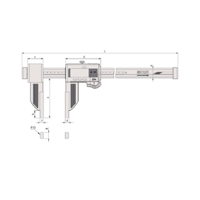 Штангенциркуль ABSOLUTE з вуглепластику