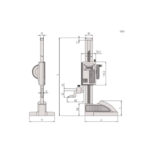 DIGIMATIC - HDS высотомеры 0-300 мм 0-300mm