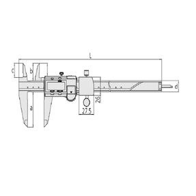 Штангенциркуль Digital ABS AOS с установкой поля допуска