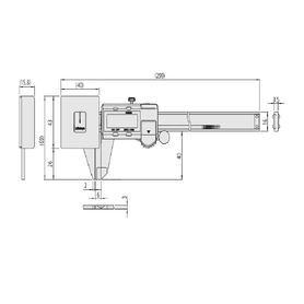 Штангенциркуль с постоянным измерительным усилием