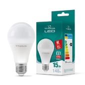 LED лампа TITANUM A65 15W E27 4100K VIDEX 15 ((TLA6515274))