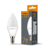 LED лампа VIDEX  C37e 7W E14 3000K 220V VIDEX LED (VL-C37e-07143)