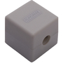 Чинка CUBE, RUBBER TOUCH, 1 отв., контейнер, пласт. корпус, асорті кольорів BUROMAX Rubber Touch. безпечне лезо 