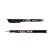 Ручка гелева "Пиши-Стирай" ERASE SLIM, чорна BUROMAX  (BM.8300-02)