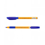 Ручка масляна EXPRESS GRIP, синя, тригранний корпус BUROMAX синій BM.8354-01