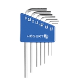 Набор шестигранных Г-образных ключей HOEGERT  ((HT1W800))