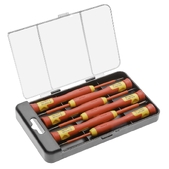 Набір прецизійних ізольованих викруток 1000 V, 6 шт. HOEGERT  (HT1S986)