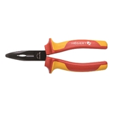 Пассатижи (плоскогубцы) изолированные удлиненные с полукруглыми изогнутыми губками   ((HT1P919))