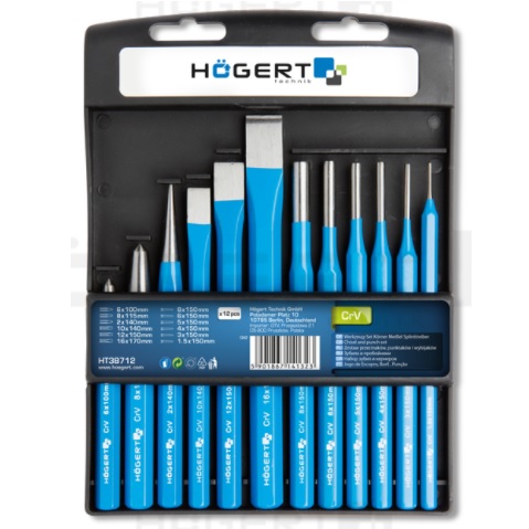 Набір зубил HOEGERT Наборы ((HT3B712))