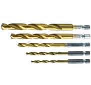 Набір свердл по металу 5 шт. HEX - хвостовик   (HT6D180)