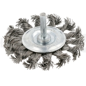 Корщетка дисковая витая HOEGERT  ((HT7D716))