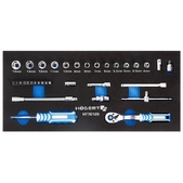 Набір інструменту з трищіткою 33 предмета, EVA HOEGERT  (HT7G126) Набір інструменту з трищіткою 33 предмета, EVA HOEGERT  (HT7G126)