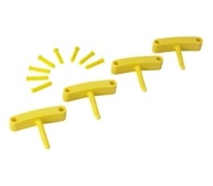 Крючок 4 шт. к настенным креплениям арт. 1017 и 1018, 140 мм   ((1016))