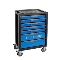 Тележка для инструментов, 7 ящиков HOEGERT 7 ((HT7G048))