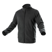 Толстовка флісова HOEGERT PASADER, чорна   (HT5K384-S-M)