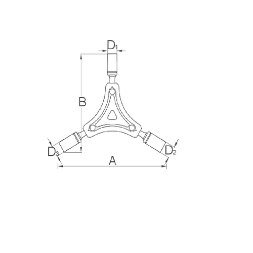 Тристоронній торцевий ключ