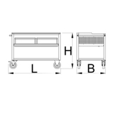 Сервісний візок UNIOR  (991LMS.T1)