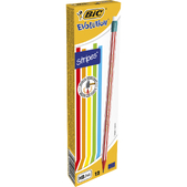 Олівець чорнографітовий Evolution Stripes, с ластиком BiC HB ((bc8960342))
