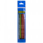 Олівець графітовий NEON LINE, з гумкою, блістер 4 шт. BUROMAX HB BM.8508-4