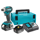 Аккумуляторный ударный шуруповерт LXT MAKITA  ((DTD172RTJ))