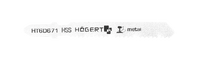 Полотно для електролобзика по металу, чистий  рез, (уп/5 шт) HOEGERT 76 (HT6D671)
