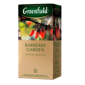 Чай "Greenfield" Barberry Garden 1,5гр.х25шт.х10п., пакет