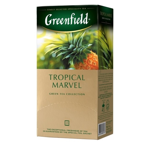 Чай "Greenfield" Tropical Marvel 2гр.х25шт.х10п., пакет