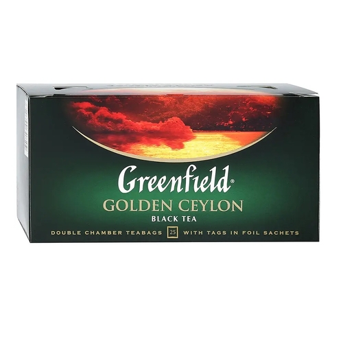 Чай "Greenfield" Golden Ceylon 2гр.х25шт.х15п., пакет