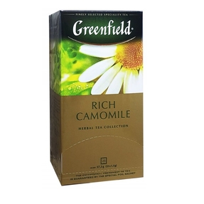 Чай "Greenfield" Rich Camomile 1,5гр.х25шт.х10п., пакет