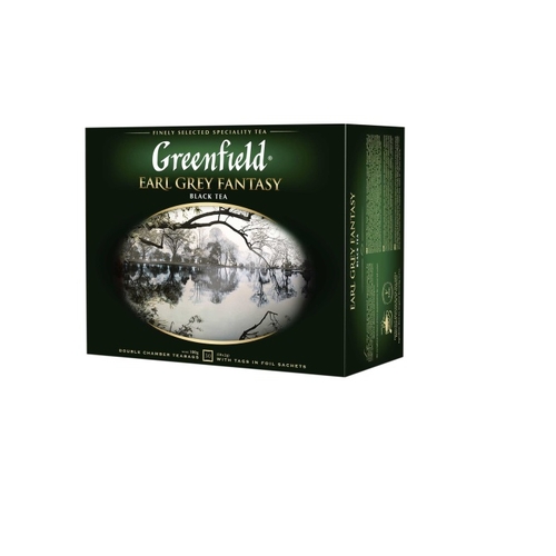Чай "Greenfield" Earl Grey 2гр.х50шт.х12п., пакет