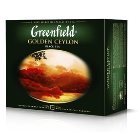 Чай "Greenfield" Golden Ceylon 2гр.х50шт.х12п., пакет