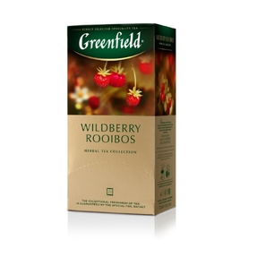 Чай "Greenfield" Wildberry Rooibus 1,5гр.х25шт.х10п., пакет