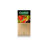 Чай "Greenfield" Currant & Mint 1,5гр.х25шт.х10п., пакет   ()