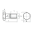 Болт с увеличенной головкой DIN609