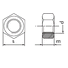 Гайка шестигранна DIN 934