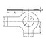 Шайба стопорная с двумя лапками DIN 463
