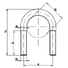 DIN 3570 U-подібний болт-скоба