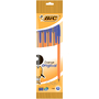 Ручка "Orange", синя, 4шт в блістері BiC 0.3 (Im-off)