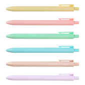 Ручка кулькова автоматична, Rubber Touch, асорті корпусів, синя BUROMAX  (BM.8242)