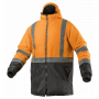 Куртка-парка сигнальная LEDA утепленная, оранжевая HOEGERT S (HT5K346-S)