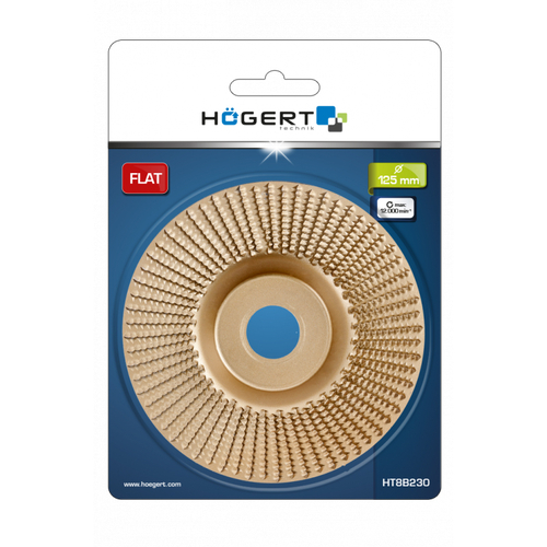Шлифовальный, обдерной, пилорама, диск прямой 125 мм HOEGERT