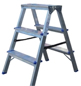 Двусторонняя стремянка алюминиевая, 2x3 ступеней Elkop  ((DHR403))