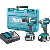 Набір LXT - (DHP484,DTD153,BL1830x2,DC18RC, кейс) MAKITA  (DLX2180X)